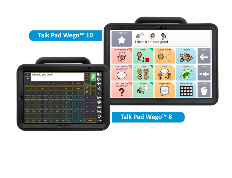 Talk Pad Wego 8 and 10 AAC devices